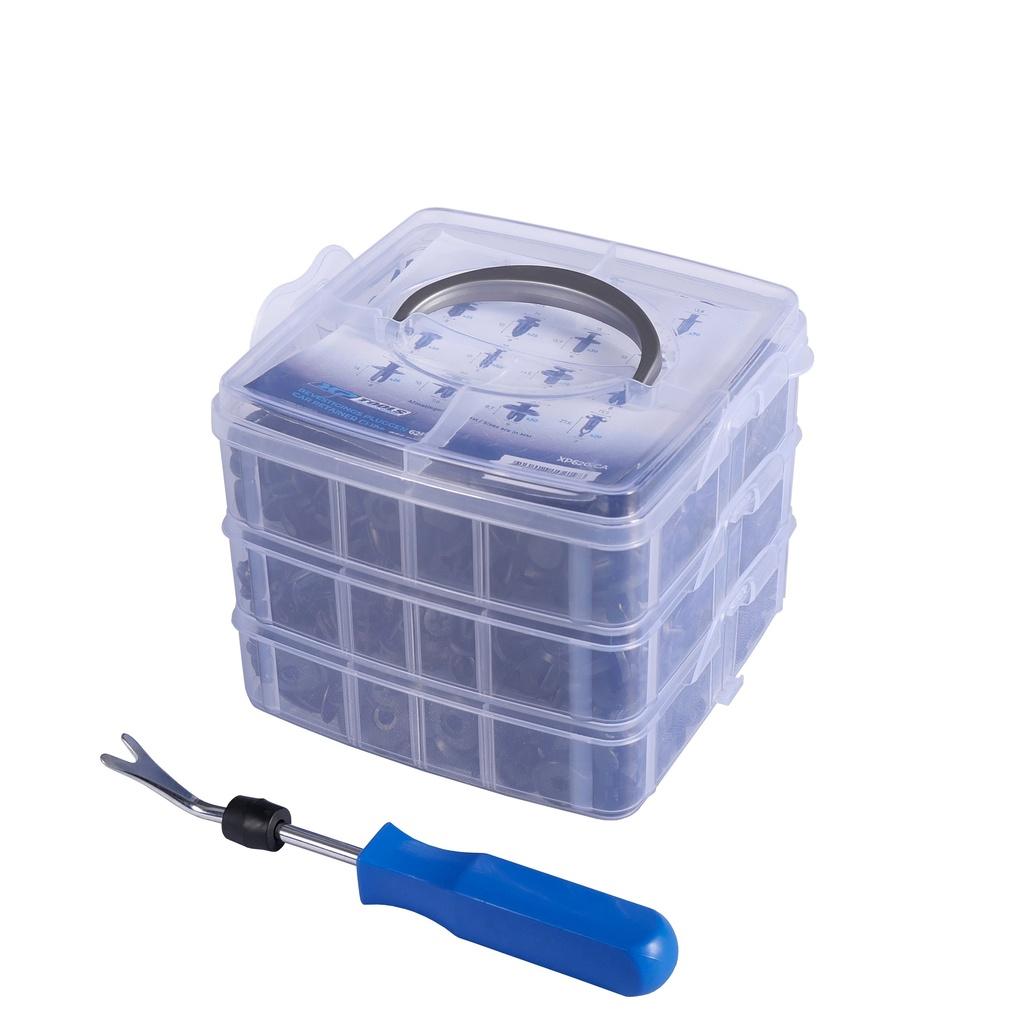 Clip Per Auto - 100 Pezzi Universal Per Paraurti, Parafanghi E Pannelli, Plastica Durevole - Foto 9