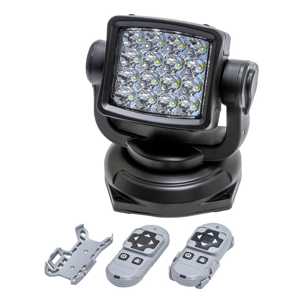 LED searchlight with remote control 80W - Moto Garage Malta